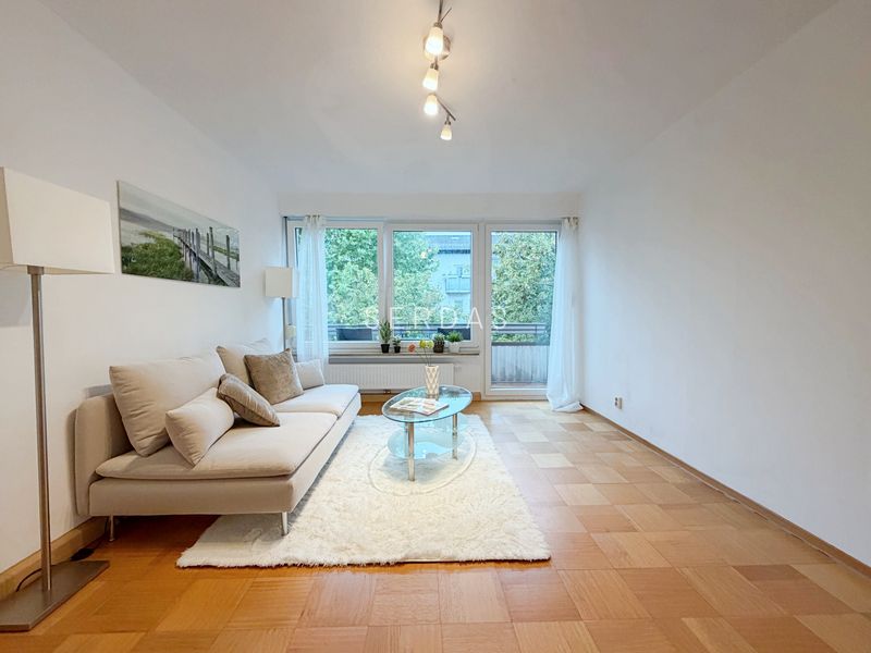Stilvoll wohnen in Stuttgart-West – modernisierte 2-Zimmer-Wohnung mit zwei Balkonen
